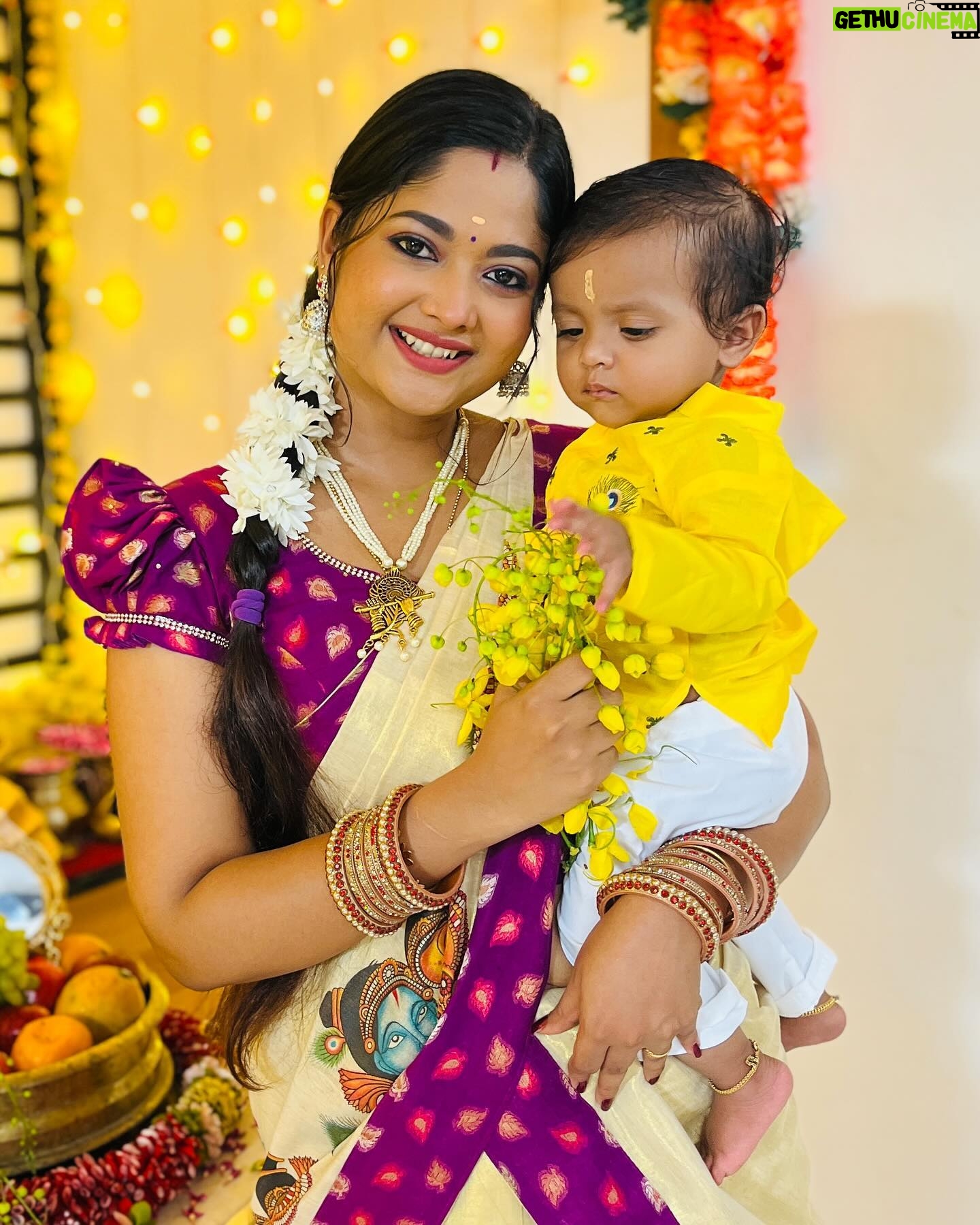 Aishwarya Ramsai - 26K Likes - 🙏🏻இனிய தமிழ் புத்தாண்டு நல்வாழ்த்துக்கள்🌾വിഷു ആശംസകൾ🌼
:
#actress #aishwaryaramsai #vishu #tamilnewyear #bekind #staysafe #celebration #merakanha #radheradhe #krishna
