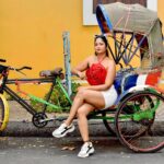 Aishwarya Ramsai Instagram - ❤️❤️❤️ : #actress #aishwaryaramsai #rickshaw #ride #photoshoot #bekind #staysafe