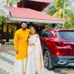 Aishwarya Ramsai Instagram - Happy onam🌺🌸🌼… ❤️with love kiyani🥰❤️ : #actress #aishwaryaramsai #naleefgea #mounaragam #kiyani #bekind #staysafe