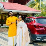 Aishwarya Ramsai Instagram - Happy onam🌺🌸🌼… ❤️with love kiyani🥰❤️ : #actress #aishwaryaramsai #naleefgea #mounaragam #kiyani #bekind #staysafe
