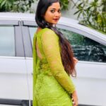 Aishwarya Ramsai Instagram - ☘️GREEN LOVE 🦚💚 : #actress #aishwaryaramsai #location #mounaragam #malyalam #tamil #photo #songs #bekind #staysafe #green #love