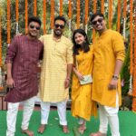 Aishwarya Sen Instagram - Haldi Scenes 💛 #biyebari #festiveseason #goodvibes #moments