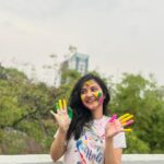 Aishwarya Sen Instagram - Happy Holi 🩷💚❤️💜💙💛
