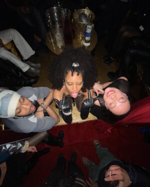 Ajani Russell Instagram - thank you for all the birthday wishes ᕦ(ò_óˇ)ᕤ  ik it was last weekend but the post comes second to experiencing it
Everyone that celebrated me and celebrated WITH me- I feel so very loved 💗🫂✨🕺🏾 (I have been going through all my messages the past week responding to every single one- if you haven’t gotten one yet ITS COMING!🫶🏾) Here’s to my family!!!! more standing on business,  integrity, focus, lil treats, hugs and cunty Lewks 😜