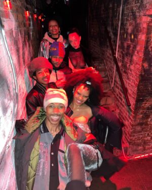 Ajani Russell Instagram - thank you for all the birthday wishes ᕦ(ò_óˇ)ᕤ  ik it was last weekend but the post comes second to experiencing it
Everyone that celebrated me and celebrated WITH me- I feel so very loved 💗🫂✨🕺🏾 (I have been going through all my messages the past week responding to every single one- if you haven’t gotten one yet ITS COMING!🫶🏾) Here’s to my family!!!! more standing on business,  integrity, focus, lil treats, hugs and cunty Lewks 😜