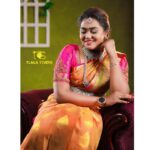 Akalya Venkatesan Instagram - உன்னைப் பார்த்த பின்பு நான் நானாக இல்லையே😍 Mua:@jv_makeover Hairdo:@gloss_glamour_by_g3 Designer:@sanubridalweardesigner Clicks:@tlagastudio