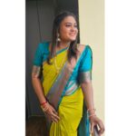 Akalya Venkatesan Instagram - Some candids 🥰🥰🥰 @njoybriyanipalace Mua @jayashrijagatheesh Saree drape @sara_makeover_artist Jewels @twin_brothers_kanchi_plaza