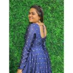 Akalya Venkatesan Instagram - Blue is the color of peace 💙 beautiful outfit from @saadhvi_designs @nithya_ganesh88 mua @revathisachu_makeoverartistry 😍