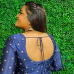 Akalya Venkatesan Instagram - Blue is the color of peace 💙 beautiful outfit from @saadhvi_designs @nithya_ganesh88 mua @revathisachu_makeoverartistry 😍
