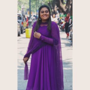 Akalya Venkatesan Instagram - Beautiful outfit @_gina_couture ❤️😍😍😍