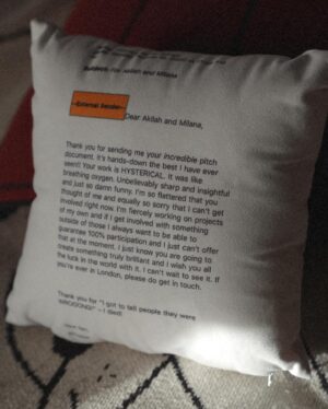 Akilah Hughes Instagram - You should definitely be reading and subscribing to my substack. This week I wrote about rejection, but a specific, gratifying rejection from the incomparable Phoebe Waller-Bridge. The pillow is in the second slide. The link is in bio!