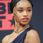 Akira Akbar Instagram - first @bet awards 🫶🏽 @dior styled by @thomaschristos glam @tashareikobrown hair @kittywedie