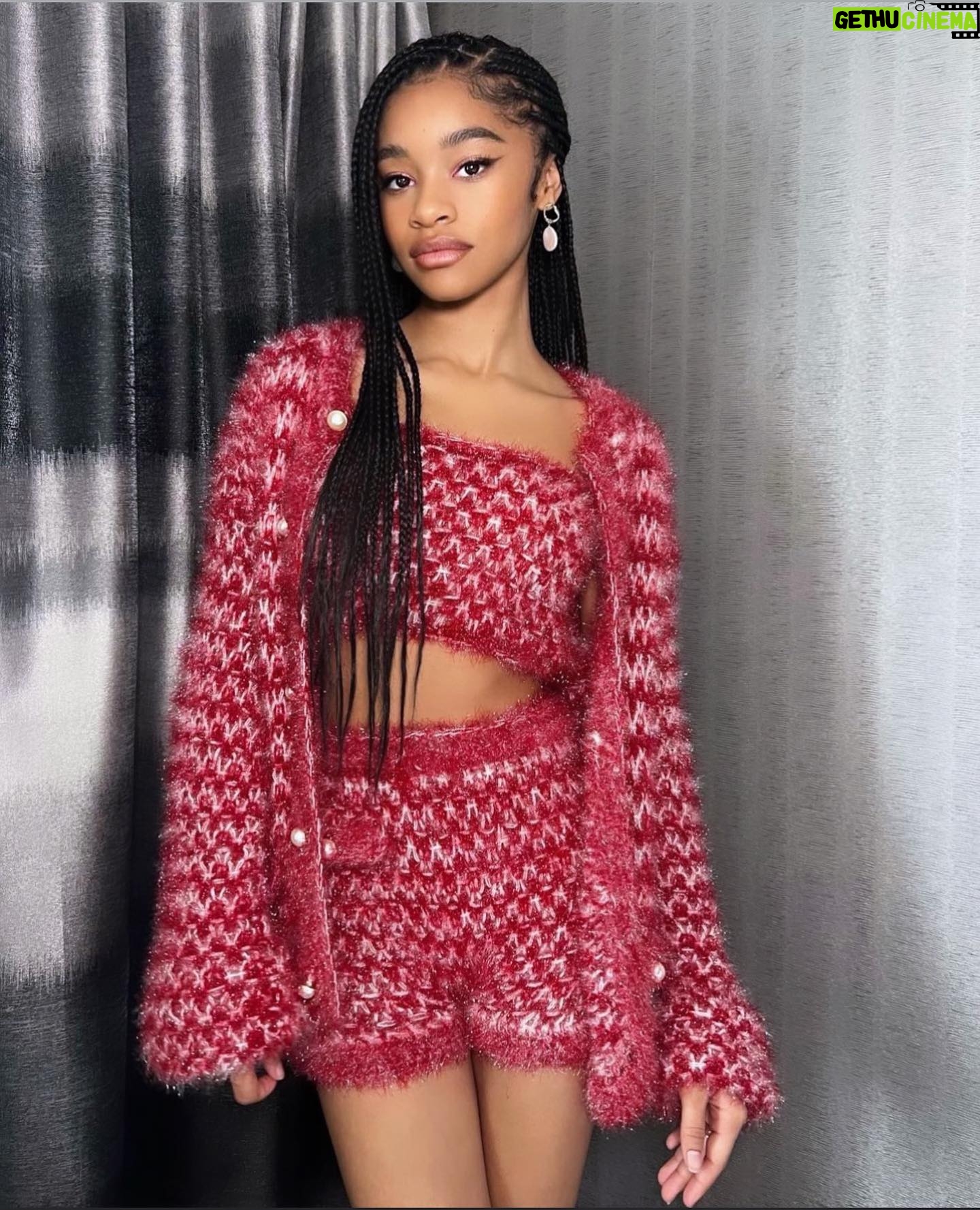 Akira Akbar Instagram - At TCA’s wearing @rodarte for @belairpeacock season 2
