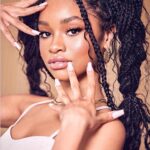 Akira Akbar Instagram - 💗💗💗 📸: @lydiacanbakal Styled by: @thomaschristos Makeup: @mylahmorales Hair: @kittywedie @iconfashionmag