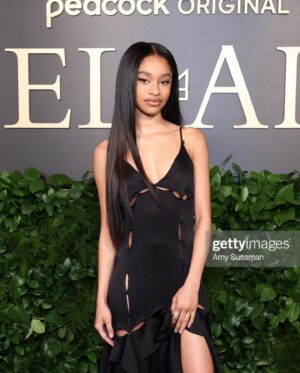 Akira Akbar Instagram - season 2 out nowwwww @belairpeacock

dress by @dundasworld