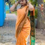 Akshaya Kandamuthan Instagram – Saree @mokshe_rental_destination