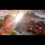 Akshaya Kandamuthan Instagram - Vijay tv ❤️Kanchipuram Navaratri kondattam Event ❤️🥰 .I am so happy to meet the lovely people of Kanchipuram . I am very grateful to Vijay tv for giving me this opportunity ❤️ @vijaytelevision