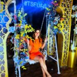 Akshitaa Agnihotri Instagram - Missing my laal peels mera yaara mera Neela @sumrinauae @djsketchdubai @montypanesarphotography 😍🥰 @dubai @visit.dubai @lovindubai #