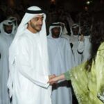Alaa Shakir Instagram - من ذكريات المسرح .لقائي مع الشيخ عبدالله بن زايد .الله يحفظه ويحفظ.كل شيوخ وحكام الإمارات يارب ويطول أعمارهم