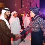 Alaa Shakir Instagram - مع سمو الشيخ منصور بن محمد بن راشد ال مكتوم والسيد عبد الحميد جمعه رئيس المهرجان من حفل افتتاح مهرجان دبي السينمائي شكرا للمبدع المصور مصور النجوم الأخ عبد المنعم #مهرجان_دبي_السنمائي
