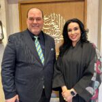 Alaa Shakir Instagram – مع الاستاذ الدكتور #جبار_جودي_نقيب_الفنانين  نقيب الفنانين العراقي في افتتاح المقر الجديد للهيئه العربيه للمسرح #الشارقة  #الاء_شاكرالساعه