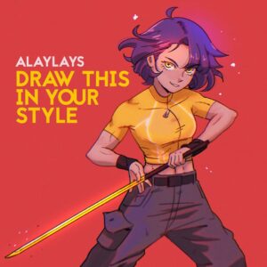 Alaine Baybayan Instagram - decided to host a lil #drawthisinyourstyle since I'm nearing 50k and my birthday is coming up on the 14th 🤸

Feel free to draw from either pose, or do an even cooler one! There's no deadline so feel free to take your time on it 💛

If you give it a shot be sure to tag me and use #AlaylaysAvana so I can be sure to see and share!
.
.
.
.
#oc #ocs #ocsketch #originalcharacter
#originalcharacters #characterdesign #characterart #digitalart #ditys
