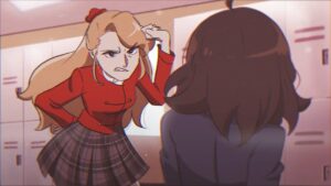 Alaine Baybayan Instagram - lip sync animation for school 🤸

always wanted to animate from a musical so here's the beginning but of "Candy Store" from the Heathers .
.
.
.
#animation #digitalart #characterart #heathersthemusical #heathers #characterdesign #oc #ocs