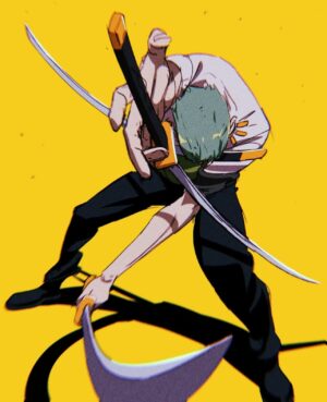 Alaine Baybayan Instagram - started one piece recently and the sword guy kinda neat