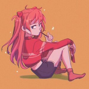 Alaine Baybayan Instagram - a dood and a commission dump of @priichu on twitter's oc Dax and a comfy asuka ✌️
trying a new color thing too
.
.
.
.
#oc #ocs #ocsketch #originalcharacter #originalcharacters #characterdesign #characterart #digitalart #evangelion #asuka