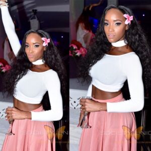 Alanna Forte Instagram - Another amazing night😍 hair by @XavierWestbrook • My outfitis from @hotmiamistyles photo by @djlphotos 😘😘❤️❤️😎 #red carpet #actress #model #covermodel
