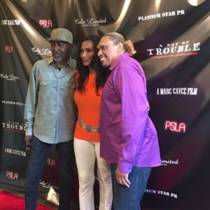Alanna Forte Instagram - A Marc Cayce film 🎬 A Day Of Trouble movie screening.  Blessed to be apart of it. 🙌🏾😍😍💜 #Actress #adayoftrouble #marccayce #marccaycefilm #alannaforte  #bigred