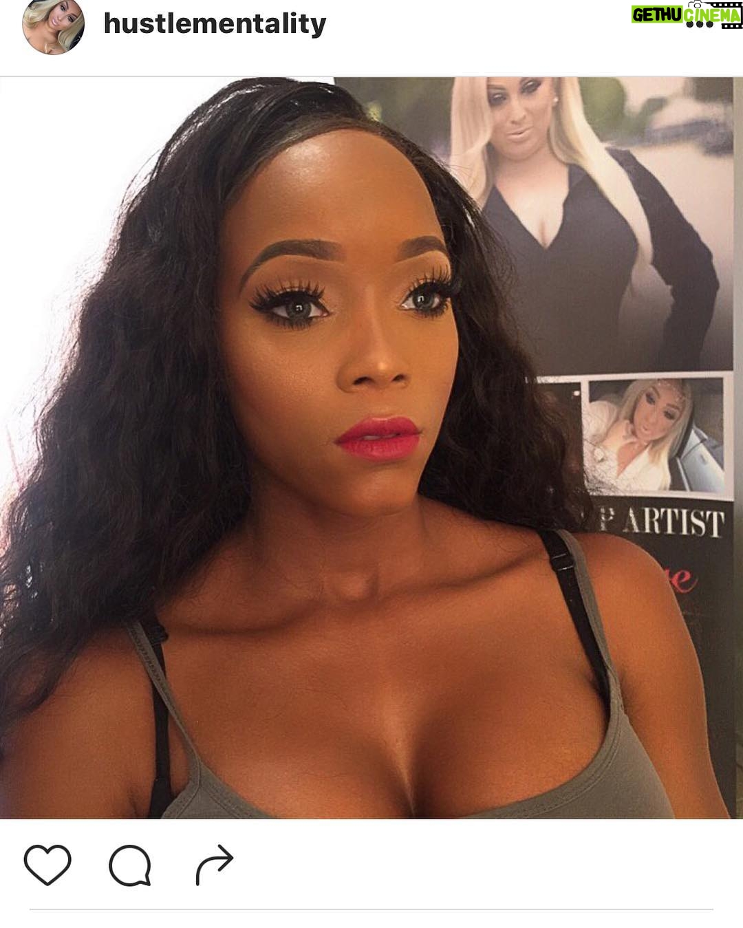 Alanna Forte - 622 Likes - #repost. Makeup by @hustlementality • OMG I love love love my makeup. Thank you so much girl. Today's shoot with @alcolestudios @alcolestudios2 😍😍