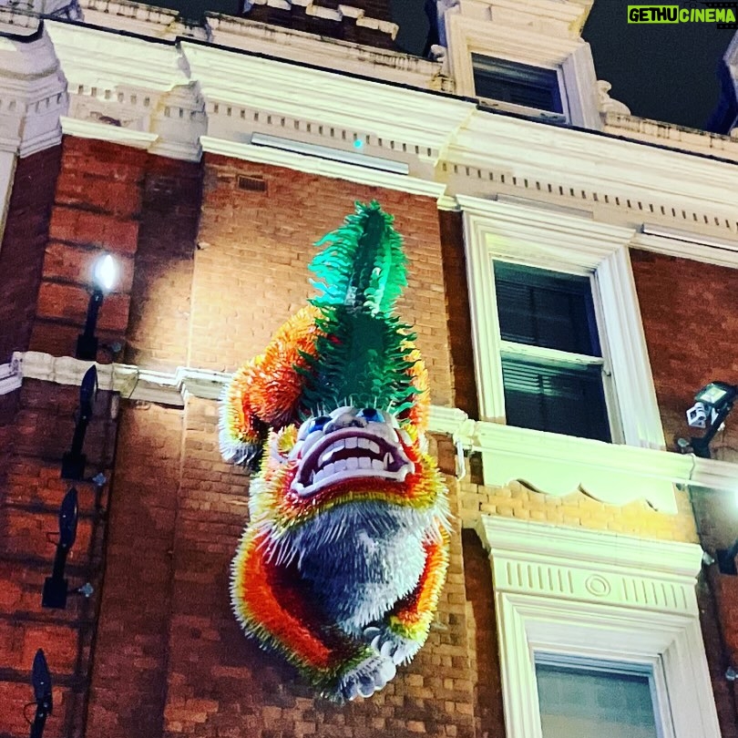 Alanna Ubach Instagram - Giant chunky kitty How did you get so high! Your new teeth look so pretty! Like Chiclets in the sky!