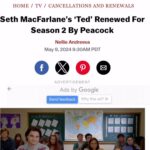 Alanna Ubach Instagram - Here yee here yee!!!! #Ted is back for season 2 @peacock !!!!!!!!!!!!! 🌈🎊🎈🎈🎈🎈❤️❤️💥💥💥🍪🍪🍪😁🌈💥💥🎈🎈🎈🎈🎈🎈