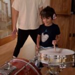 Alanna Ubach Instagram - HAPPY LONG WEEKEND! #tinyrockstar #gimmeabeaticanvibeto #lildrummerboyz