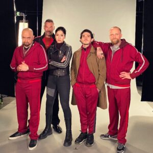 Alaqua Cox Instagram - My bros!! It was a pleasure to work with these incredibly talented guys!💙