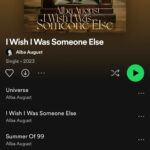 Alba August Instagram - I Wish I Was Someone Else EP 🌕 OUT NOOOW 💫💫💫