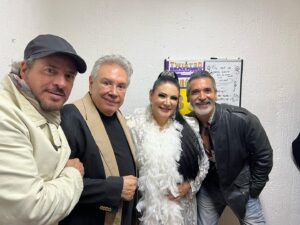 Alejandra Avalos Instagram - Gracias @twistedbroadwaymx por la invitación especial  a participar con Maybe this time - Cabaret - Tal Vez Ahora  con grandes invitados @pedritosolaps  @victornoriega , #RubénLara, #JulioManino , @alejandraleytv #javieresponda y grandes invitados especiales además del extraordinario público que con sus cariñosos aplausos y vítores que nos acompañaron éste sábado 22 en el @teatrosilviapinal GRACIAS !