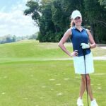 Alejandra Barros Instagram - Hoy viví una increíble experiencia gracias a @conradtulumrivieramaya en el campo de golf de @pgarivieramaya GRACIAS!!! Tienen que conocer este lugar! 🤩⛳️👏🏼 #ConradTulumRivieraMaya #ConradTulum #StayInspired #GolfMasteryExperience
