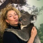 Alex Kingston Instagram - Had the most amazing experience at the Cleland Wildlife park ….. communing with the animals in a gorgeous botanical garden setting . Thank you Shelley and team for the work you do to keep these unique creatures healthy and safe from harm .
