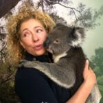 Alex Kingston Instagram - Had the most amazing experience at the Cleland Wildlife park ….. communing with the animals in a gorgeous botanical garden setting . Thank you Shelley and team for the work you do to keep these unique creatures healthy and safe from harm .