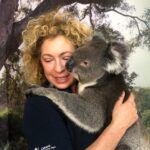 Alex Kingston Instagram - Had the most amazing experience at the Cleland Wildlife park ….. communing with the animals in a gorgeous botanical garden setting . Thank you Shelley and team for the work you do to keep these unique creatures healthy and safe from harm .