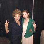 Alex Kingston Instagram - Karen and I having a  fab time reuniting in Providence RI