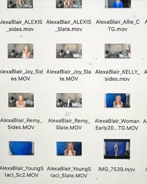 Alexa Blair Robertson Instagram - filming my first project of 2024 tomorrow. coming off of an industry-wide strike, I’m feeling extra grateful. I think it’s important to acknowledge the work & rejection an artist endures in order to experience highlight moments. it takes training, endless selftapes, and a whole lot of “no’s”. swipe to see a little bit of reality :)