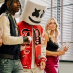 Alexa Blair Robertson Instagram - “Grown Man” @marshmello @808mafiaboss & Polo G music video out now! look for a familiar face🤭— thanks @cleartalentgroup for making this happen📚✏️🎓🚌📓👩‍🏫