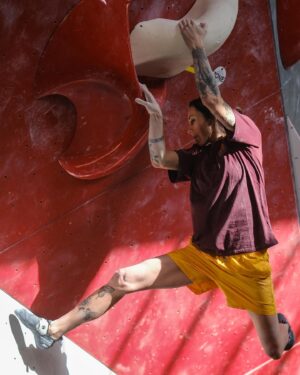 Alexandra Johnson Instagram - Twenty years ago, in 2002, I competed in finals at my first Open Bouldering National Championship. Tonight marks my sixteenth Open Bouldering Nationals and fifteenth time qualifying for finals. Feeling incredibly grateful for two decades of health, fitness, and psych.

Check out the @usaclimbing livestream on Youtube at 6pm Mountain Time to watch me battle it out tonight! 

📸 @thetallbeta 

🙏❤️ @marmot @evolv_worldwide @athleticbrewing @hydroflask @tensionclimbing @trangoclimbing @frictionlabs @rhinoskinsolutions @organicclimbing