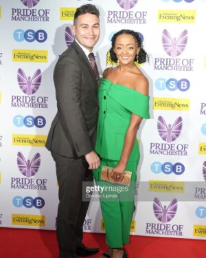 Alexandra Mardell Instagram - What a fabulous evening celebrating some of the most admirable people in Manchester. 
The Pride of Manchester 💜 
Congratulations to all the incredible winners. 

💚 @foreveruniqueofficial