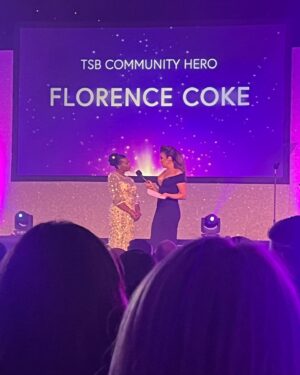 Alexandra Mardell Instagram - What a fabulous evening celebrating some of the most admirable people in Manchester. 
The Pride of Manchester 💜 
Congratulations to all the incredible winners. 

💚 @foreveruniqueofficial