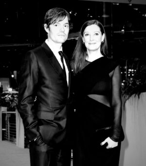 Alexandra Maria Lara Instagram - Before, during and after 🤍 thank you @berlinale for a great opening night and a moving first film #smallthingslikethese …and thank you @ungerfashion for the beautiful @ysl dress 🖤 looking forward to the next days in the #cinema 🤍 ..💄 @katharinademalotki ❣️ 📸 by my gorgeous husband & @gettyimages