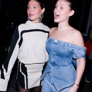 Alexandra Beaton Instagram - Congrats to my 🚬king @mariofugnitto on an amazing show, I love you and I love denim on denim. Last photo, best photo